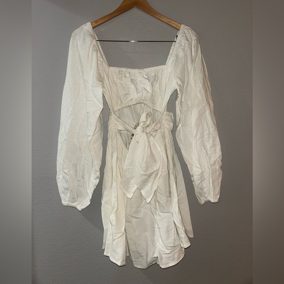 L*SPACE Rosita Cream Dress Size M - Picture 4 of 10